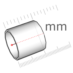 Metrische Edelstahl Lüftungsrohre